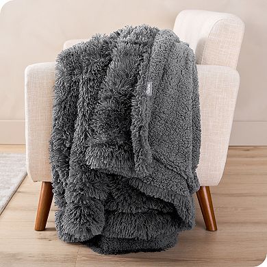 Shaggy Faux Fur Sherpa Blanket