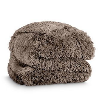 Bare Home Shaggy Faux Fur Sherpa Blanket