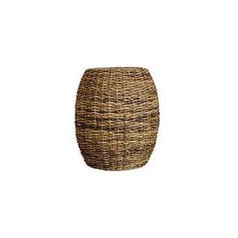 Carolina Living Banana Weave Round Stool