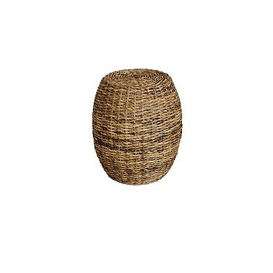Carolina Living Banana Weave Round Stool