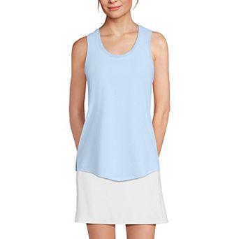 Petite Lands' End Sleeveless Power Performance Scoop Neck Tunic Tank