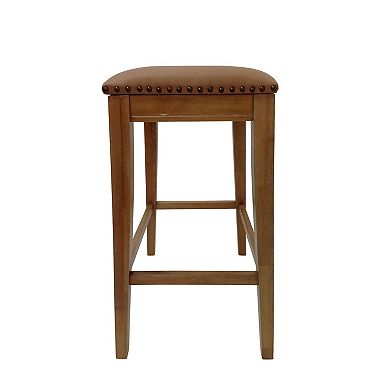 Carolina Living Sawyer 2-Pc. Saddle Barstool Set