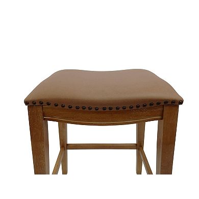 Carolina Living Sawyer 2-Pc. Saddle Barstool Set