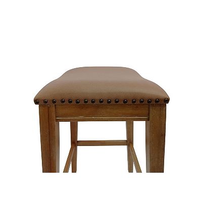 Carolina Living Sawyer 2-Pc. Saddle Barstool Set