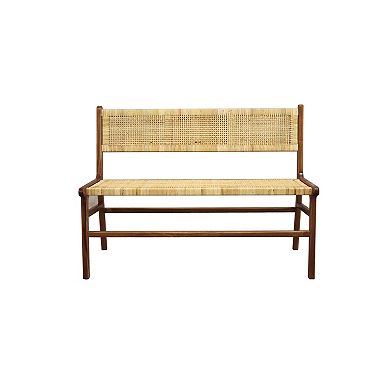Carolina Living Leana Rattan Bench