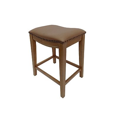 Carolina Living Sawyer Saddle Counter Stool