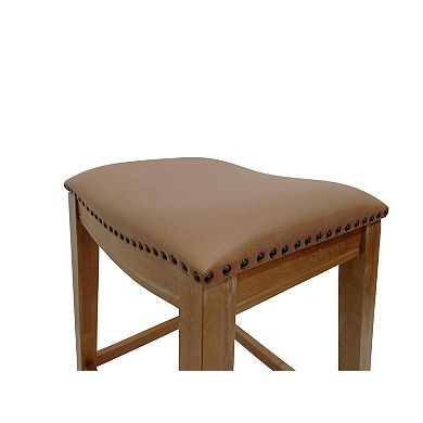Carolina Living Sawyer Saddle Counter Stool