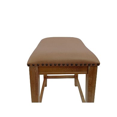 Carolina Living Sawyer Saddle Counter Stool