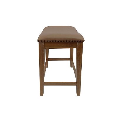 Carolina Living Sawyer Saddle Counter Stool