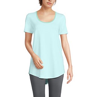 Petite Lands' End Short Sleeve Power Performance Tunic T-Shirt