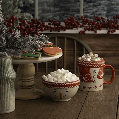 Home Essentials Snowman 2-pc. Bowl and Mug Set