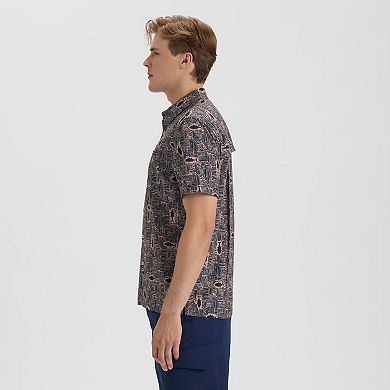 Men's Salt Life Tiki Tuna Woven Shirt