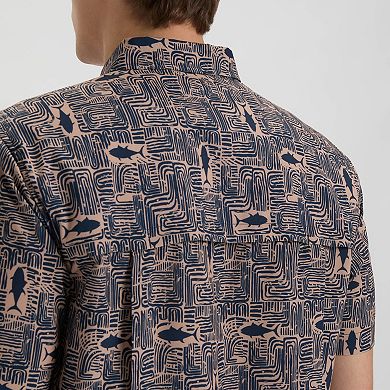 Men's Salt Life Tiki Tuna Woven Shirt