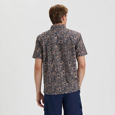 Men's Salt Life Tiki Tuna Woven Shirt