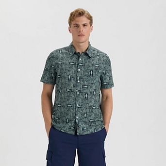 Men's Salt Life Tiki Tuna Woven Shirt