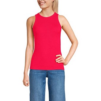 Women's Lands' End Drapey Rib Fitted Tank Top