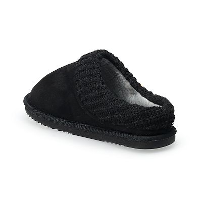 Sonoma Goods For Life Sweater Cuff Women's Button Clogs