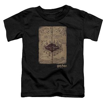 Harry Potter Marauders Map Short Sleeve Toddler T-Shirt