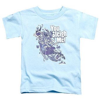 Looney Tunes You Sleigh Me Short Sleeve Toddler T-Shirt
