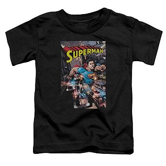 Superman Action One Short Sleeve Toddler T-Shirt