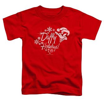 Looney Tunes Daffy Holidays Short Sleeve Toddler T-Shirt