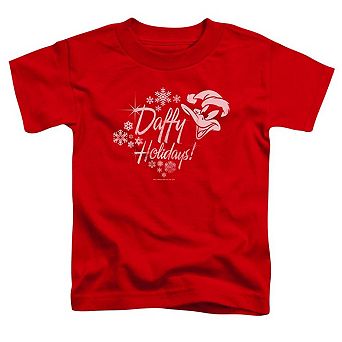Looney Tunes Daffy Holidays Short Sleeve Toddler T-Shirt