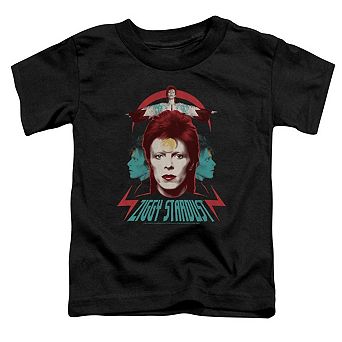David Bowie Ziggy Heads Short Sleeve Toddler Tee