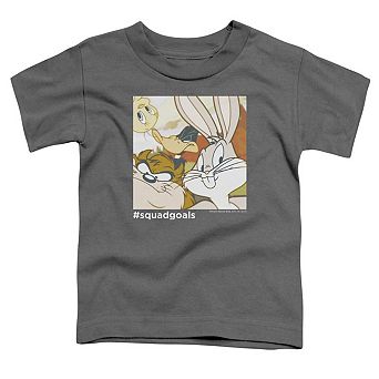 Looney Tunes Squad Goals Short Sleeve Toddler T-Shirt