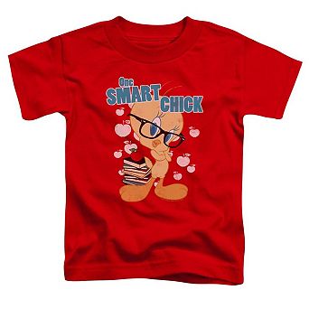 Looney Tunes One Smart Chick Short Sleeve Toddler T-Shirt