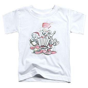 Looney Tunes Holiday Sketch Short Sleeve Toddler T-Shirt