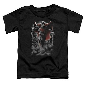 Superman Above The Clouds Short Sleeve Toddler T-Shirt