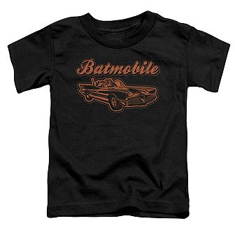 Batman Batmobile Short Sleeve Toddler T-Shirt