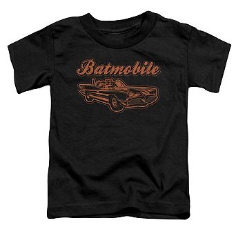 Batman Batmobile Short Sleeve Toddler T-Shirt