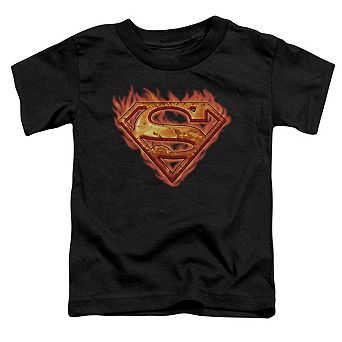 Superman Hot Metal Short Sleeve Toddler T-Shirt