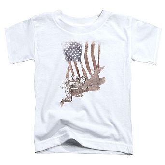 Superman Super American Short Sleeve Toddler T-Shirt