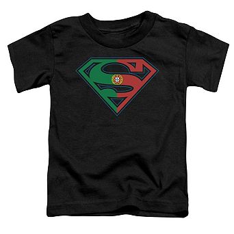Superman Portugal Shield Short Sleeve Toddler T-Shirt
