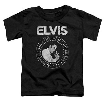 Elvis Presley Rock King Short Sleeve Toddler Tee