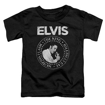 Elvis Presley Rock King Short Sleeve Toddler Tee