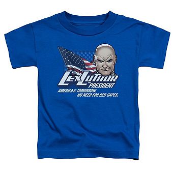 Superman Lex For President Short Sleeve Toddler T-Shirt