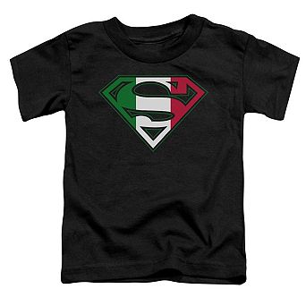 Superman Italian Shield Short Sleeve Toddler T-Shirt