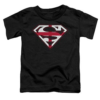 Superman English Shield Short Sleeve Toddler T-Shirt