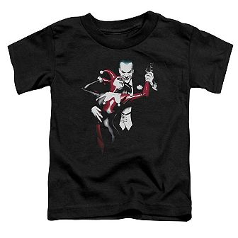 Batman Harley And Joker Short Sleeve Toddler T-Shirt