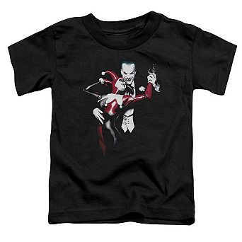 Batman Harley And Joker Short Sleeve Toddler T-Shirt