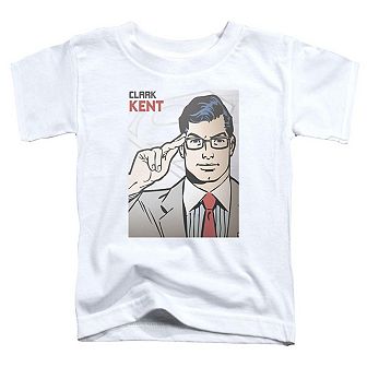 Superman(Dc) Clark Kent Cover Short Sleeve Toddler T-Shirt