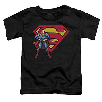 Superman Superman & Logo Short Sleeve Toddler T-Shirt