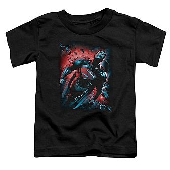Superman Red Sun Short Sleeve Toddler T-Shirt