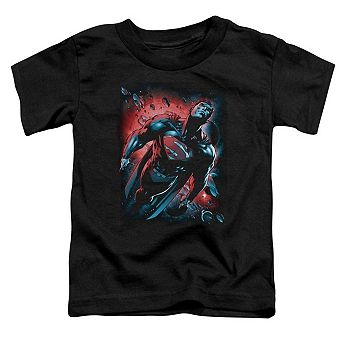 Superman Red Sun Short Sleeve Toddler T-Shirt