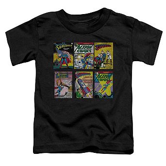 Superman Covers Short Sleeve Toddler T-Shirt