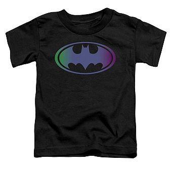 Batman Gradient Bat Logo Short Sleeve Toddler T-Shirt