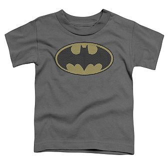 Batman Little Logos Short Sleeve Toddler T-Shirt